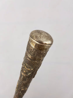Decorative Silver Top Walking Stick | Antique & Vintage | Moonee Ponds Antiques | Australia Wide Delivery