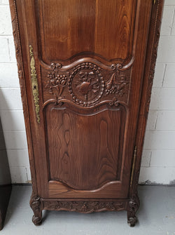French Oak "Bonnetiere" Cupboard of Narrow Proportions | Antique & Vintage | Moonee Ponds Antiques | Australia Wide Delivery