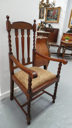 Pair of Oak Jacobean Carver Chairs | Antique & Vintage | Moonee Ponds Antiques | Australia Wide Delivery