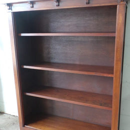 Fabulous Arts and Crafts Blackwood Open Bookcase