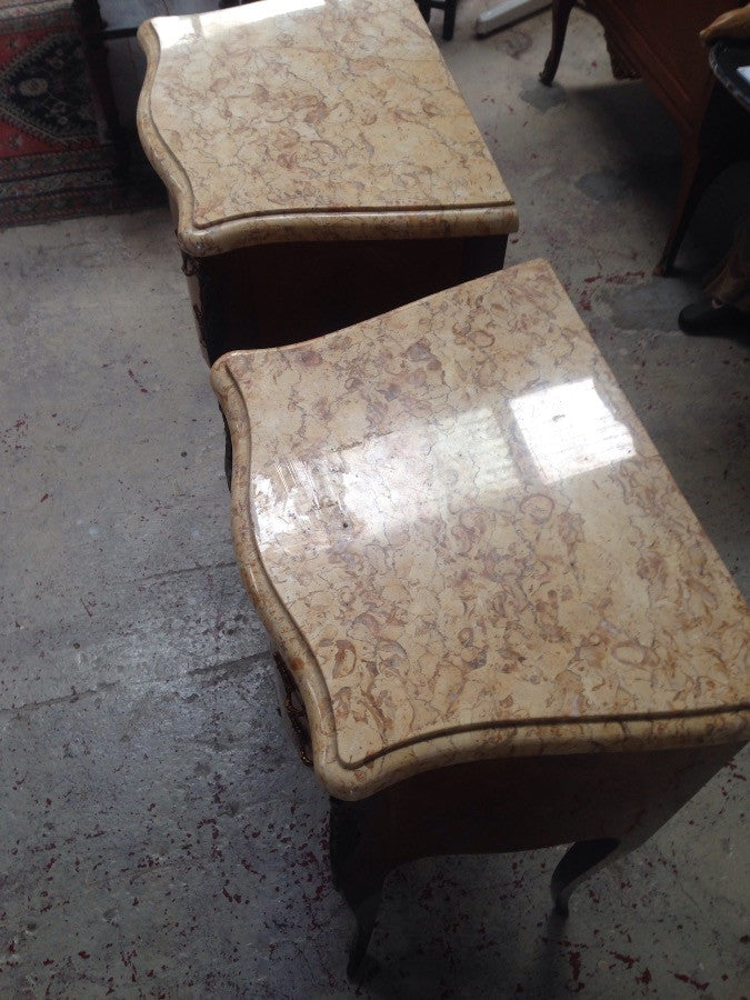 Pair French Bedsides-1 | Antique & Vintage | Moonee Ponds Antiques | Australia Wide Delivery