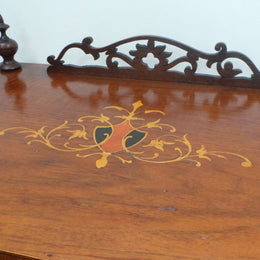 A Beautiful Victorian English Inlaid And Detailed Carved Whatnot