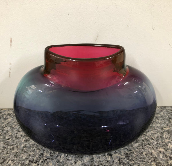 Signed Art Glass Vase