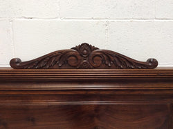 Carved French Walnut Queen Size Bed | Antique & Vintage | Moonee Ponds Antiques | Australia Wide Delivery
