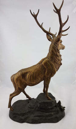 French 19th Century Stag Statue | Antique & Vintage | Moonee Ponds Antiques | Australia Wide Delivery