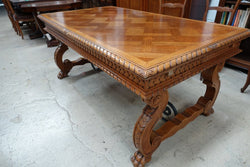 French Oak Spanish Style Dining Table-1 | Antique & Vintage | Moonee Ponds Antiques | Australia Wide Delivery