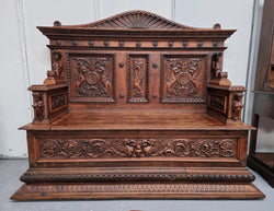 18th Century Carved Italian Renaissance Style Hall Seat | Antique & Vintage | Moonee Ponds Antiques | Australia Wide Delivery