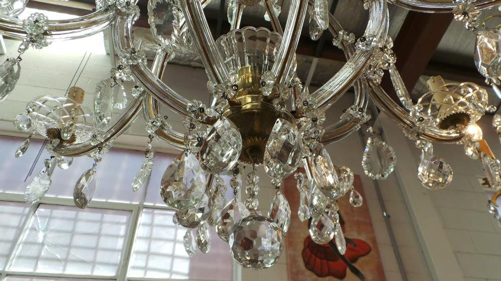 A Parisian Crystal Chandelier | Antique & Vintage | Moonee Ponds Antiques | Australia Wide Delivery