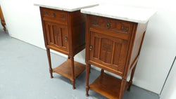 French Arts And Crafts Oak Bedside Cabinets | Antique & Vintage | Moonee Ponds Antiques | Australia Wide Delivery