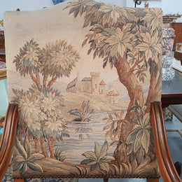 A sensational French walnut carved chair