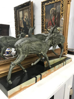 French Art Deco Deer Sculpture-1 | Antique & Vintage | Moonee Ponds Antiques | Australia Wide Delivery