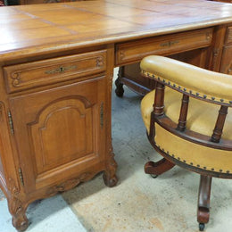 French Oak Partners Desk-1
