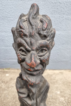 Fabulous Rustic Pair of French Cast Iron Fire Dogs | Antique & Vintage | Moonee Ponds Antiques | Australia Wide Delivery