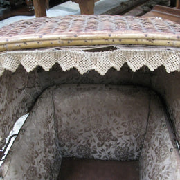 Antique Edwardian Wicker Pram