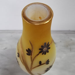 Beautiful pair of Victorian Opaline glass vases