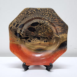 Eveline Schumann, signed, Australian Art Glass Bowl | Antique & Vintage | Moonee Ponds Antiques | Australia Wide Delivery