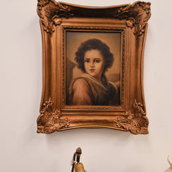Sourced in France An Attractive Oil on Canvas Portrait of a Young boy Signed & in an Ornate Gilt Frame | Antique & Vintage | Moonee Ponds Antiques | Australia Wide Delivery