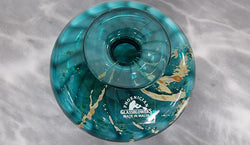 Stunning Signed Phoenician Glass Vase Made In Malta | Antique & Vintage | Moonee Ponds Antiques | Australia Wide Delivery