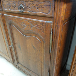 French Provincial Oak Small Buffet