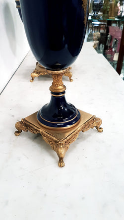 French Three-piece Sevres Style Porcelain Vase | Antique & Vintage | Moonee Ponds Antiques | Australia Wide Delivery