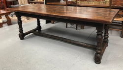 Early 19th Century French Figured Elm Farmhouse Table | Antique & Vintage | Moonee Ponds Antiques | Australia Wide Delivery