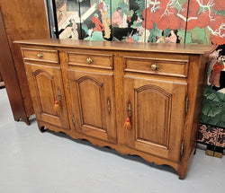 French Oak Early 19th Century Three Door Buffet | Antique & Vintage | Moonee Ponds Antiques | Australia Wide Delivery