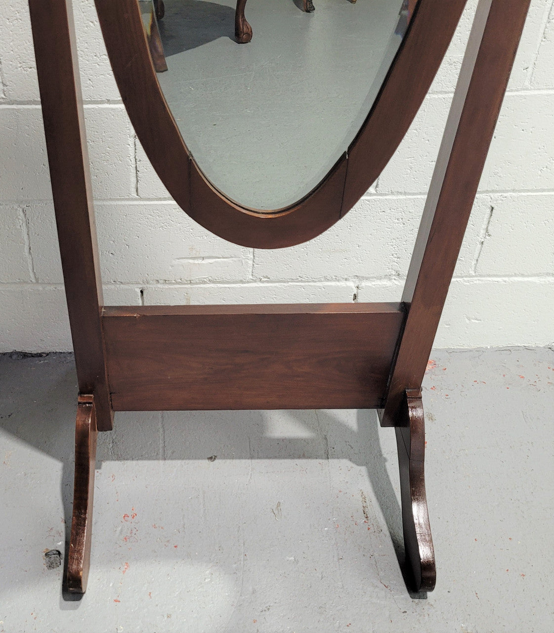 Australian Blackwood Cheval Mirror | Antique & Vintage | Moonee Ponds Antiques | Australia Wide Delivery