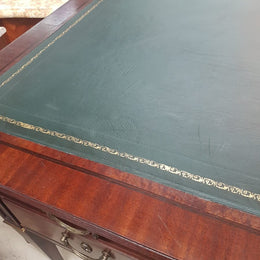 French Mahogany Partners Desk