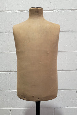 Vintage Fabric Covered Child Mannequin on Adjustable Wooden Base | Antique & Vintage | Moonee Ponds Antiques | Australia Wide Delivery
