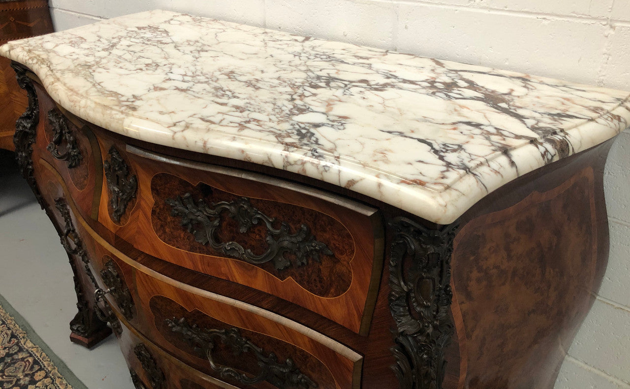 Antique French Louis XV Style Bombe Commode | Antique & Vintage | Moonee Ponds Antiques | Australia Wide Delivery
