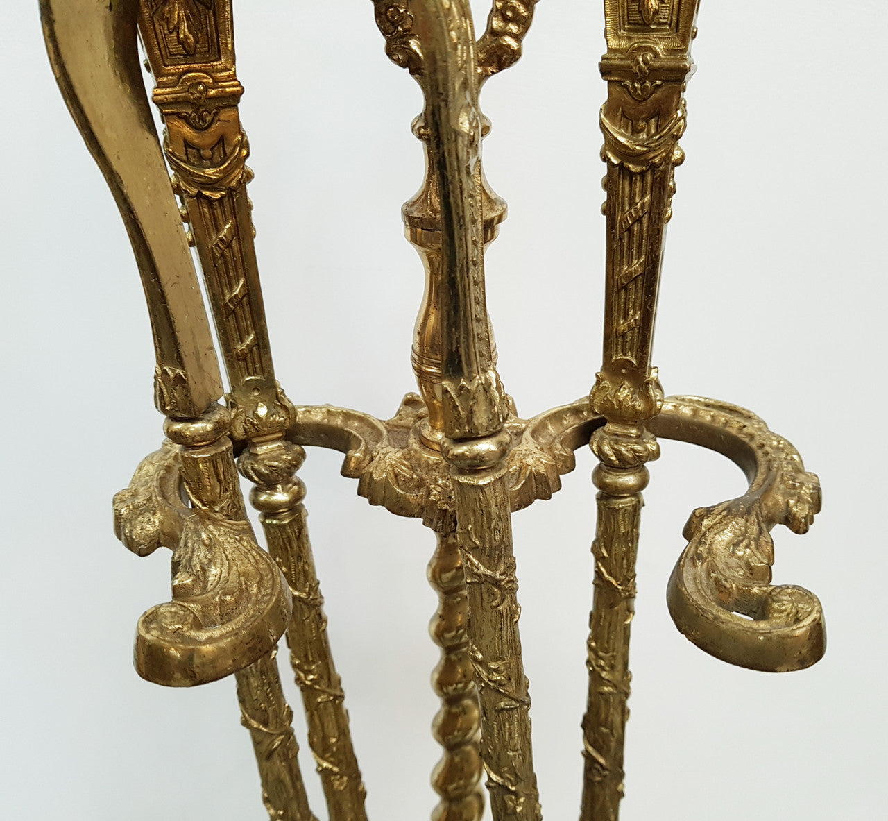 French Set of Bronze Fire Tools | Antique & Vintage | Moonee Ponds Antiques | Australia Wide Delivery