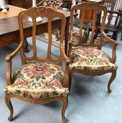 A Pair Of French Oak Carvers | Antique & Vintage | Moonee Ponds Antiques | Australia Wide Delivery