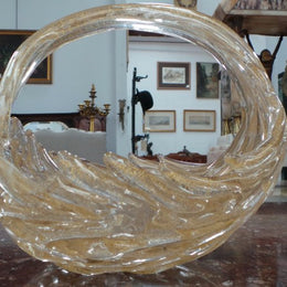 Murano Aventurine glass bowl