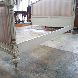 French Queen Size Upholstered Bed | Antique & Vintage | Moonee Ponds Antiques | Australia Wide Delivery