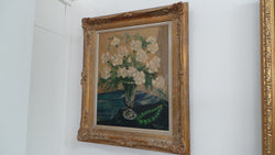 Floral Oil on Canvas-1 | Antique & Vintage | Moonee Ponds Antiques | Australia Wide Delivery
