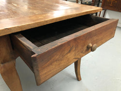 Early 19th Century French Farmhouse Table With Drawer & Pull Out Bread Board | Antique & Vintage | Moonee Ponds Antiques | Australia Wide Delivery