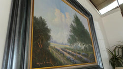 Framed Landscape Country Scene Canvas | Antique & Vintage | Moonee Ponds Antiques | Australia Wide Delivery