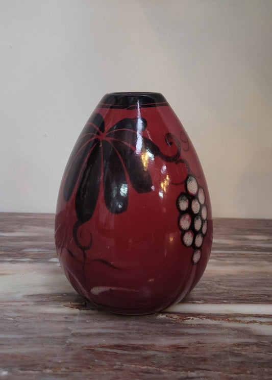 Pottery Art Vase With Seal Mark to Base