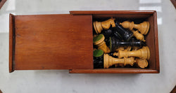 Superb Vintage Carved Box Wood Chess Set | Antique & Vintage | Moonee Ponds Antiques | Australia Wide Delivery