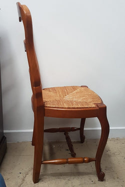 Set of Six French Fruit wood Ladder Back Chairs | Antique & Vintage | Moonee Ponds Antiques | Australia Wide Delivery