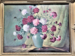 French Signed Oil On Canvas "Floral Study" Painting | Antique & Vintage | Moonee Ponds Antiques | Australia Wide Delivery