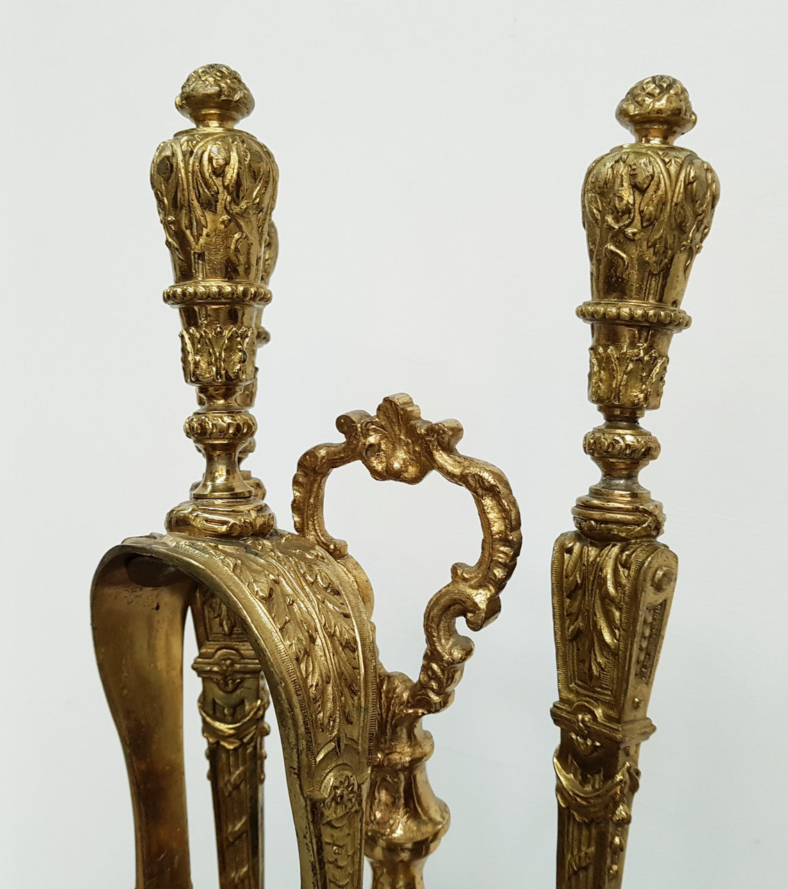 French Set of Bronze Fire Tools | Antique & Vintage | Moonee Ponds Antiques | Australia Wide Delivery