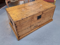 Fabulous Old Rustic Baltic Pine Chest with Amazing Character | Antique & Vintage | Moonee Ponds Antiques | Australia Wide Delivery