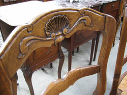 Set of 8 French Oak Dining Chairs-1 | Antique & Vintage | Moonee Ponds Antiques | Australia Wide Delivery