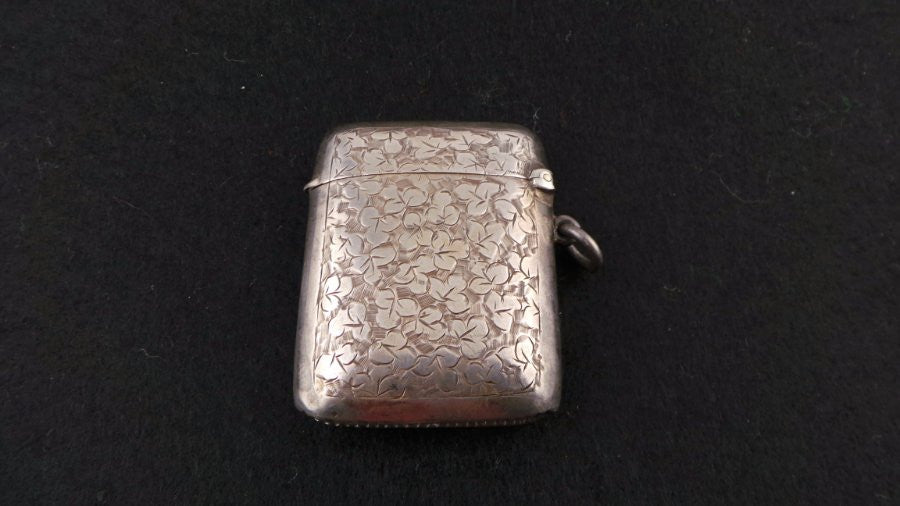 Antique Silver Vesta Case | Antique & Vintage | Moonee Ponds Antiques | Australia Wide Delivery