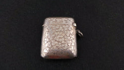 Antique Silver Vesta Case | Antique & Vintage | Moonee Ponds Antiques | Australia Wide Delivery