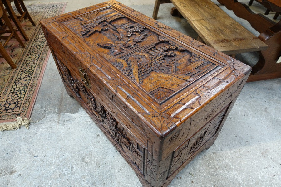 Camphor Wood Chest | Antique & Vintage | Moonee Ponds Antiques | Australia Wide Delivery