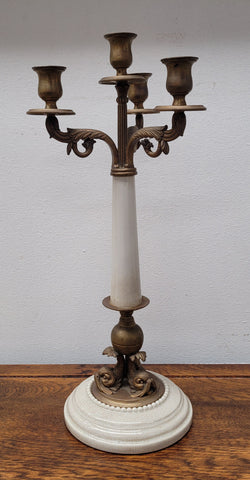 Vintage Decorative Ceramic & Metal Candlestick | Antique & Vintage | Moonee Ponds Antiques | Australia Wide Delivery