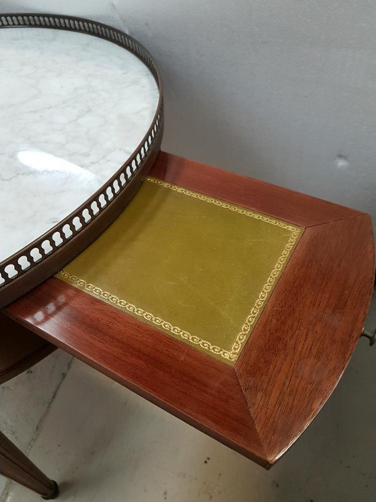 French Round Marble Top Coffee Table | Antique & Vintage | Moonee Ponds Antiques | Australia Wide Delivery