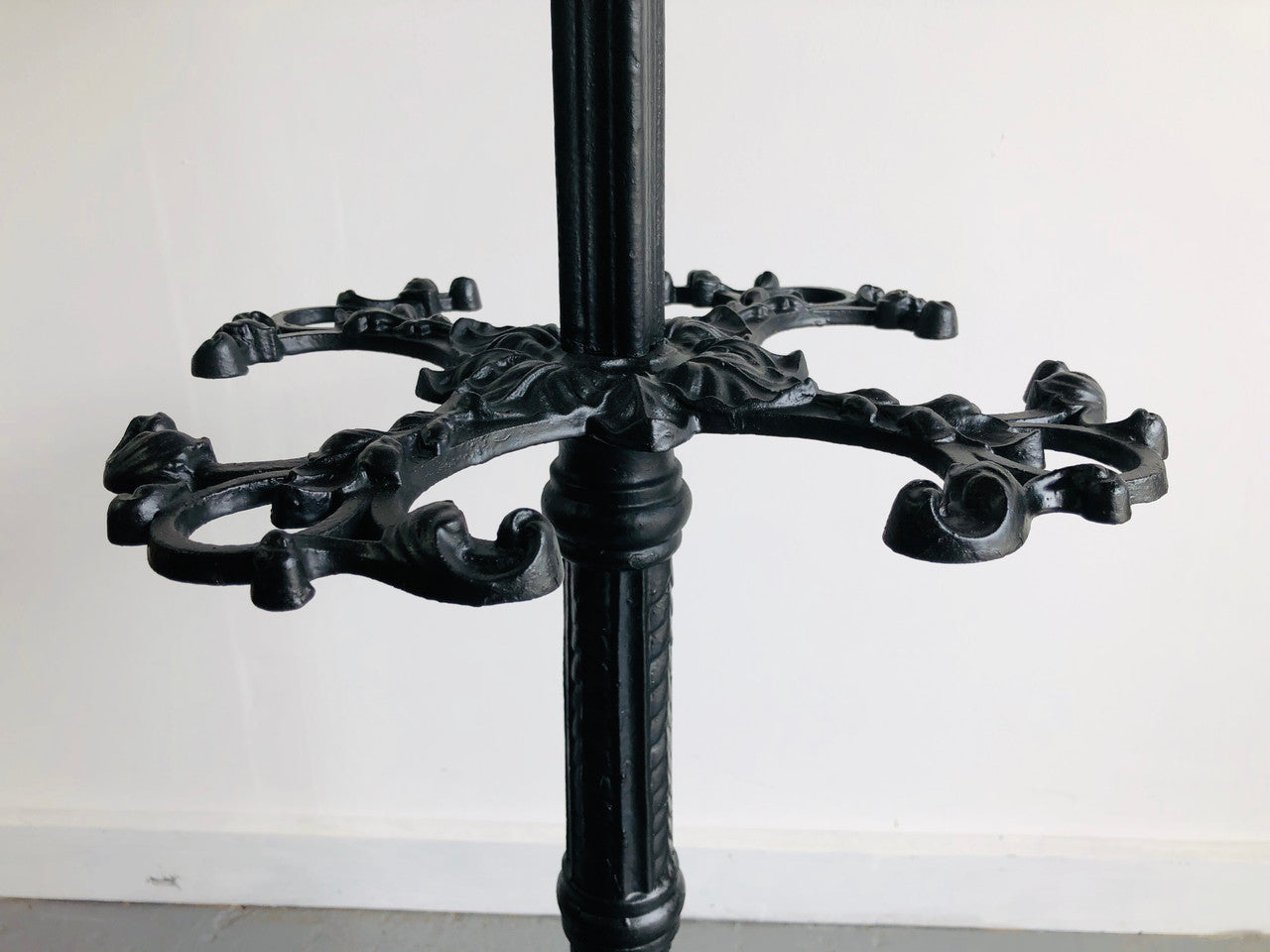 Antique French Cast Iron Coat Stand Painted Black | Antique & Vintage | Moonee Ponds Antiques | Australia Wide Delivery